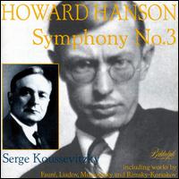 Koussevitzky conducts Hanson Symphony No. 3 von Sergey Koussevitzky