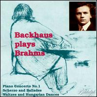 Backhaus plays Brahms von Wilhelm Backhaus