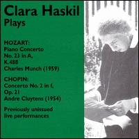 Clara Haskil Plays Mozart & Chopin von Clara Haskil