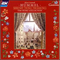 Hummel: Sonata for viola in Ef; Quintet in Ef von Various Artists