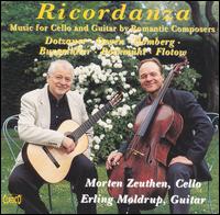 Ricordanza: Music for Cello & Guitar von Morten Zeuthen