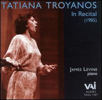 Tatiana Troyanos in Recital von Tatiana Troyanos