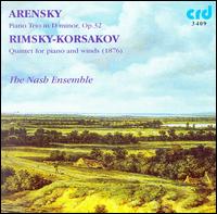 Arensky: Piano Trio, Op. 32; Rimsky-Korsakov: Quintet von Nash Ensemble