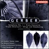 Steven Gerber: Symphony No. 1; Viola Concerto; Triple Overture; Dirge and Awakening von Thomas Sanderling