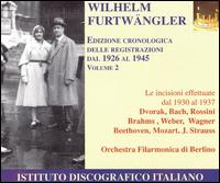 Wilhelm Furtwängler: Le incisioni effettuate dal 1930 al 1937 von Wilhelm Furtwängler