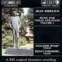 Sibelius: Music for Violin and Piano, Vol. 1 von Nils-Erik Sparf