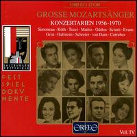 Great Mozart Singers, Vol. 4: Concert Arias 1956-70 von Various Artists