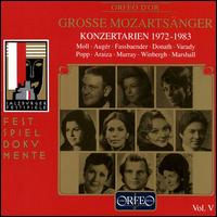 Great Mozart Singers, Vol. 5: Concert Arias 1972-83 von Various Artists