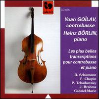 Transcriptions for Double Bass & Piano von Various Artists