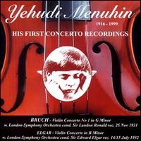 Menuhin First Concerto Recordings von Yehudi Menuhin