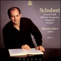 Schubert: Works for Piano Vol. 1 von Frank Lévy