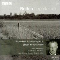 Shostakovich: Symphony 14, etc. von Benjamin Britten