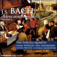 Bach: Harpsichord Concertos, Vol. 4 von Purcell Quartet