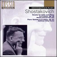 Shostakovich: Cello Sonata/Piano Quintet von Dmitry Shostakovich