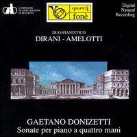 Donizetti: Sonatas for piano 4-hands von Various Artists
