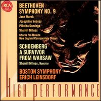 Beethoven: Symphony No. 9 "Choral"; Schoenberg: Survivor from Warsaw von Erich Leinsdorf