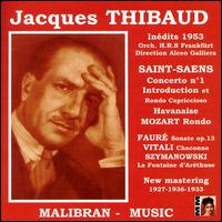 Jacques Thibaud: Inédits 1953 von Jacques Thibaud