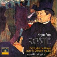 Coste: 25 Études de Genre pour la Guitare von Marco Riboni