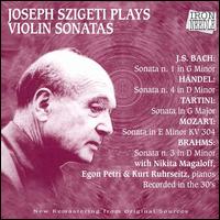 Joseph Szigeti Plays Violin Sonatas von Joseph Szigeti