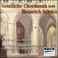 Schutz: Sacred Choral Music from 1648 von Various Artists