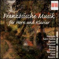 French Music for Horn and Piano von Various Artists