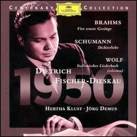 Brahms, Wolf & Schumann: Lieder von Dietrich Fischer-Dieskau