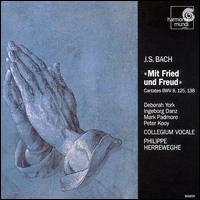 Bach: Mit Fried und Freud - Cantates BWV 8, 125, 138 von Philippe Herreweghe
