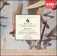 Britten: Violin Concerto (original version); Rubbra: Symphony No. 5; Michael Mehing: Threnody for a Soldier Killed in von Various Artists