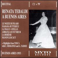 Renata Tebaldi a Buenos Aires von Renata Tebaldi