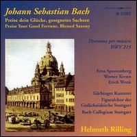Bach: Preise dein Glücke, gesegnetes Sachsen von Helmuth Rilling
