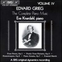 Grieg: The Complete Piano Music, Vol. 4 von Eva Knardahl