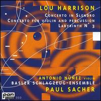 Lou Harrison: Concerto in Slendro; Concerto for violin and percussion; Labyrinth No. 3 von Paul Sacher