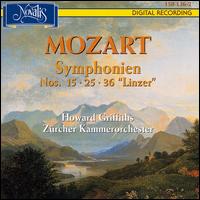 Mozart: Symphonies 15, 25 & 36 von Various Artists