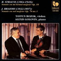 Strauss/Brahms: Violin Sonatas von Various Artists