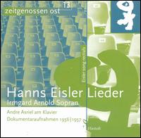 Hanns Eisler: Lieder von Irmgard Arnold