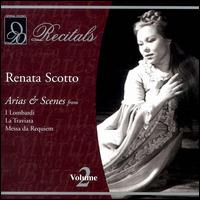 Renata Scotto: Arias & Scenes von Renata Scotto