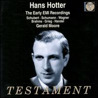 Hans Hotter, The Early EMI Recordings von Hans Hotter