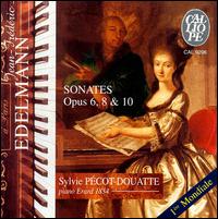 Jean-Frédéric Edelmann: Sonates Opp. 6, 8 & 10 von Sylvie Pecot-Douatte