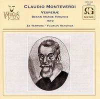 Moneverdi: Vesperae Beatae Mariae Virginis von Various Artists