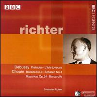 Debussy: Preludes; L'Isle joyeuse; Chopin: Ballade No. 3; Scherzo No. 4; Etc. von Sviatoslav Richter