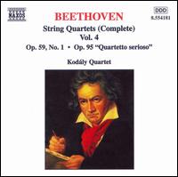 Beethoven: String Quartets (Complete), Vol. 4 von Kodaly Quartet