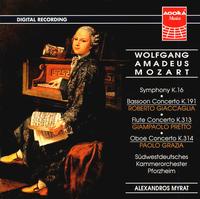 Mozart: Flute Concerto (K313), Symphony (K16), etc. von Various Artists
