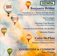 Britten: Variations on Theme by Frank Bridge Op10; Pieces Op23 von Goldstone & Clemmow Piano Duo