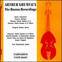Arthur Grumiaux: The Boston Recordings von Arthur Grumiaux