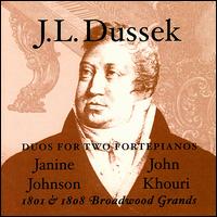 J. L. Dussek: Duos for Two Fortepianos von Various Artists
