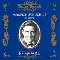 Heinrich Schlusnus In Opera von Heinrich Schlusnus