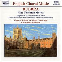 Edmund Rubbra: Nine Tenebrae Motets von St. John's College Choir, Cambridge