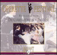 Kálmán: Die Czárdásfürstin; Lehár: Paganini (Highlights) von Various Artists