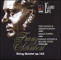 Schubert: String Quintet Op. 163 von Oleg Kagan