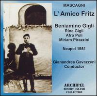 Mascagni: L'Amico Fritz von Beniamino Gigli